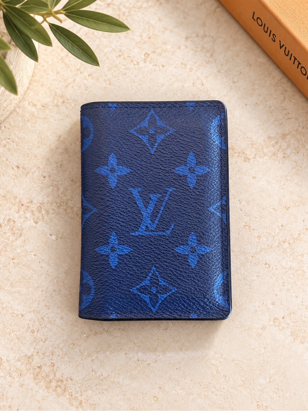 Louis Vuitton Blue Monogram Pocket Organizer